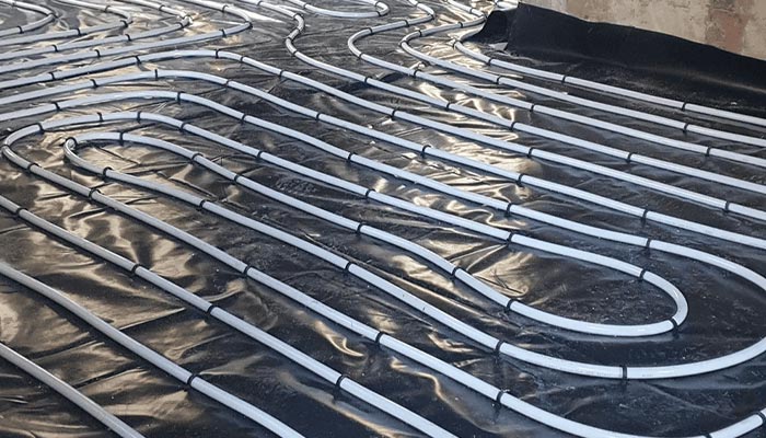لوله های سیستم گرمایش از کف