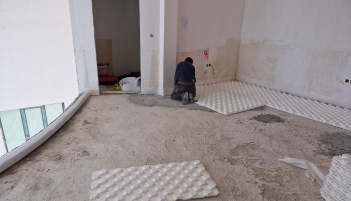 اجرای گرمایش از کف