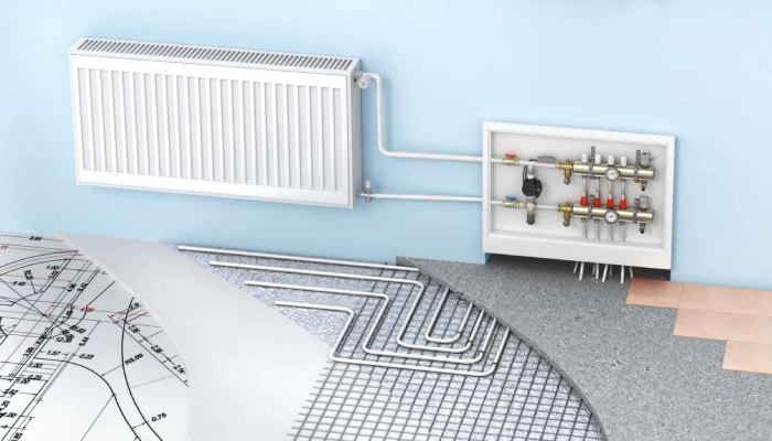 موتورخانه گرمایش از کف