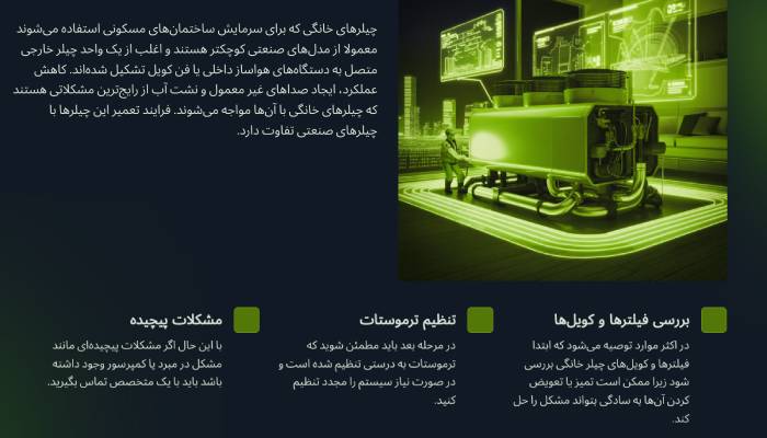 نعمیر چیلر خانگی تهران