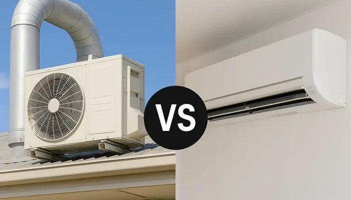 مقایسه مصرف برق داکت اسپلیت و کولر گازی